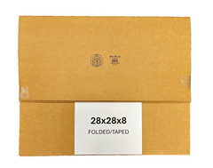 28x28x8″ Corrugated Box – 200 lb – SINGLE BOX