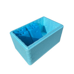 EPE USA Insulated Cold Shipping Box Foam Cooler ID: 17 ³⁄₁₆” x 10 ³⁄₁₆” x 8 ¼”