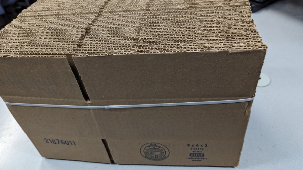 ✅ ULINE 9x6x3 Corrugated Cardboard Shipping Packing Boxes ( 25 Pieces Bundle) ✅