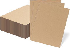 Corrugated Cardboard Sheets 8.5″x11″ Flat Inserts for Shipping Packing 50 Pack