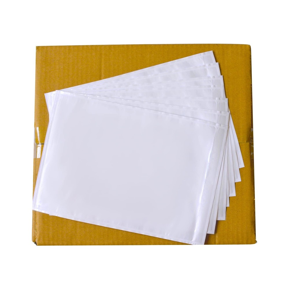 100 PCS 7″x10″ Packing List Envelopes – Clear Self-Adhesive Shipping/Mailing …