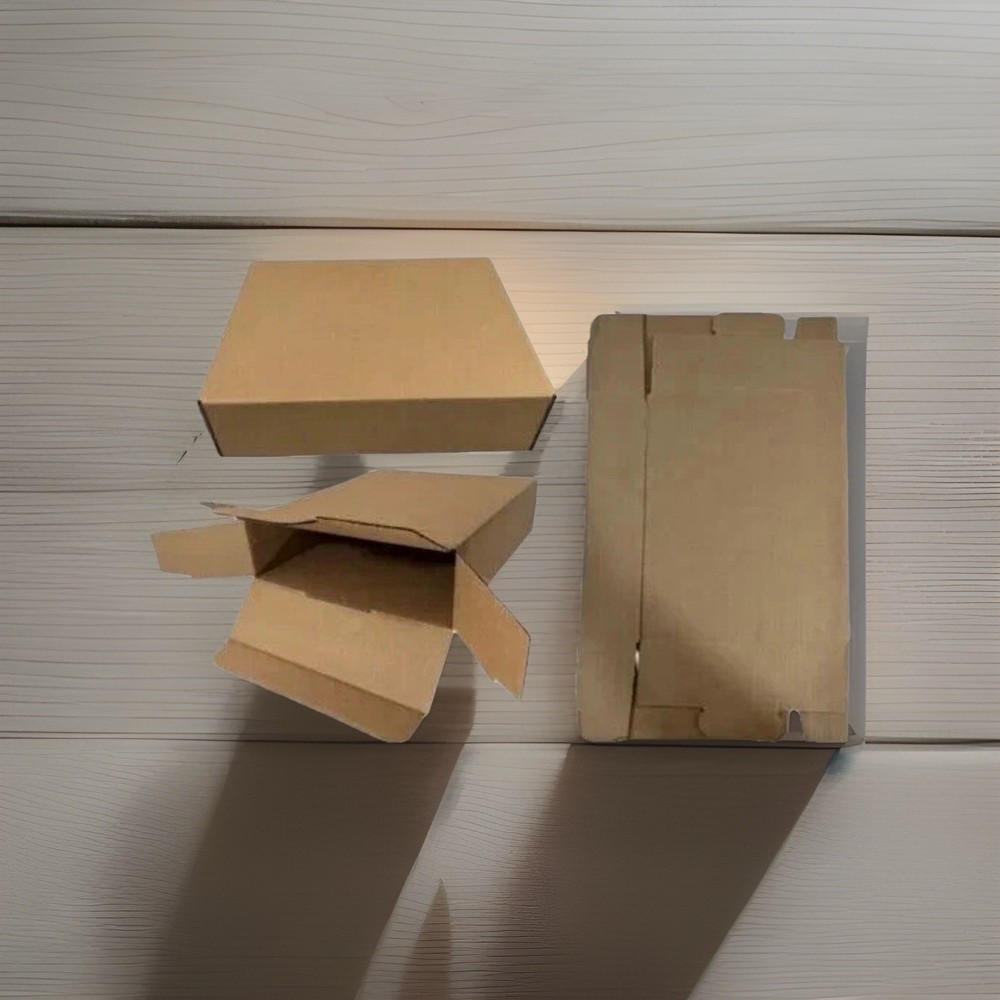 Lot of 5 Boxes 12″ x 10″ x 3″ Corrugated Cardboard Security Shipping Box New