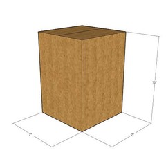 7x7x10 Corrugated Shipping Boxes 32 ECT Single-Wall, 175/Pack