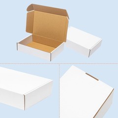 Lightweight yet Sturdy 60 Pack White Mailing Boxes 9x6x2