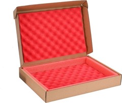 Quality Cardboard Laptop Shipping Box – No Space for Cords, Fits 17.6″ Laptops