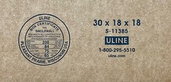 30″ x 18″ x 18″ CARDBOARD BOX – 200lb – SINGLE BOX – LONG