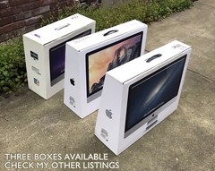 Apple iMac Late 2012 27-inch A1419 Empty BOX ONLY Styrofoam Inserts Moving