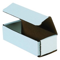 50 14″ x 4″ x 2″ White Corrugated Mailers Tuck Flap Boxes Free Ship