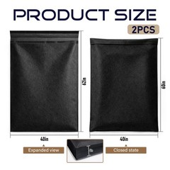 40″ x 60″ Felt Picture Frame Moving Bag, Mirror & Picture Moving Supplies for…