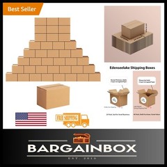 Durable 40-Pack 6x4x4 Cardboard Shipping Boxes – Easy Assembly & Recyclable
