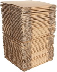 50 Pack 4x4x4 Inch Sturdy Brown Shipping Boxes – Recycled Corrugated Mailers