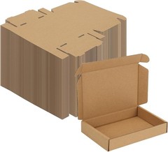 Small Cardboard Shipping Boxes 6x4x1 Inches Pack of 100 for Mailing and Packing