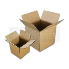 40 4x4x4 EcoSwift Cardboard Packing Moving Shipping Boxes Corrugated Box Cartons