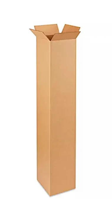 8″ x 8″ x 48″ Cardboard Corrugated Box – SINGLE BOX – TALL
