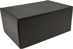 Small Black Shipping Boxes – 25 Pack Corrugated Cardboard Mailing Box Packaging