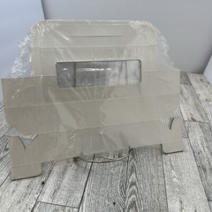 Lot of 10 Mint Box Gold with window 7 3/4″ x 1 5/8″ x 1 5/8″ wedding