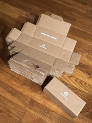25 Corrugated Shipping Mailer Packing Boxes 7x3x3”