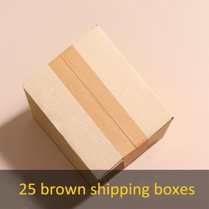 10x6x4 transport box corrugated cardboard box, easy to assemble, mail and move