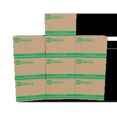 (10 Pack) Small Moving Boxes, 17 In. L X 11 In. W X 12 In. H, Kraft
