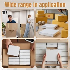 50 Pcs CD Mailer Boxes – Corrugated Shipping Boxes for Moving, Storage & Packagi