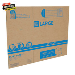 (10 Pack) Large Moving Boxes, 27L X 15W X 17H, Kraft