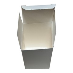 Climax Gloss White Gift Boxes 5.25×2.75×2.75 Folding Packaging Boxes – 50 Pcs