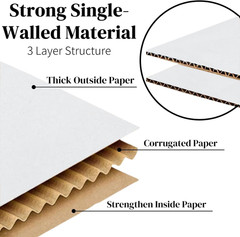 40 Pack Small Cardboard Boxes, 6 X 4 X 4 Inches Mailing Boxes, Corrugated Packin