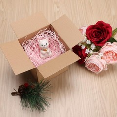 50 PCS 4x4x4 Inch Corrugated Cardboard Shipping Boxes Packing Mailing Brown