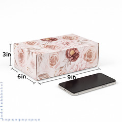 25 Boho Floral Shipping Boxes 9x6x3 | Decorative Recycled Packaging