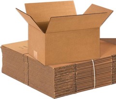 BOX USA 11 x 9 x 6 Corrugated Cardboard Boxes, Small 11″L x 9″W x 6″H, Pack of 2