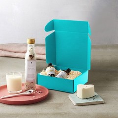 15 PCS Teal Recyclable Colored Corrugated Cardboard Shipping Boxes 6x6x2 Inch