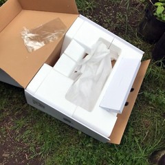 Apple iMac Late 2012 27-inch A1419 Empty BOX ONLY Styrofoam Inserts Moving