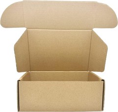 Small Sturdy Cardboard Box 6 x 3 x 1 Inch Mailing Corrugated Boxes Business P…