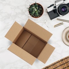 Brand New 6x4x4 White Shipping Boxes Set of 50