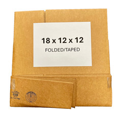 18″ x 12″ x 12″ Cardboard Corrugated Box – SINGLE BOX
