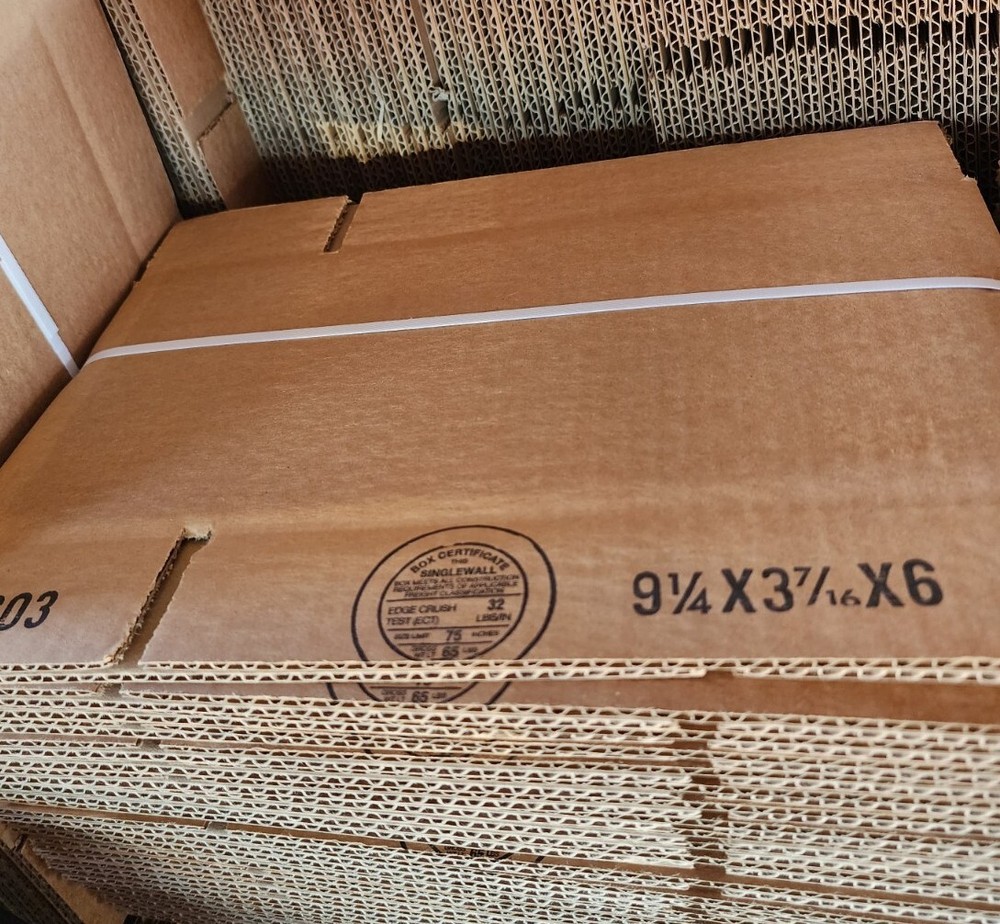50 9x6x3 Shipping Mailing Moving Packing Boxes Corrugated Box