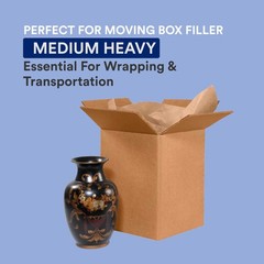 Kraft Paper Roll 12″ x 1200′ 30# – Recycled Paper for Packing, Shipping, Moving