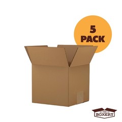 The Boxery 24″x24″x6″ Corrugated Shipping Boxes, ECT 32 – 24x24x6″, Brown