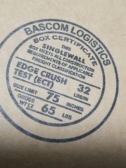 5 Shipping Boxes– 8″x 8″x 8″; NEW; Folded Flat; Shipped Flat; (ebay Logo)