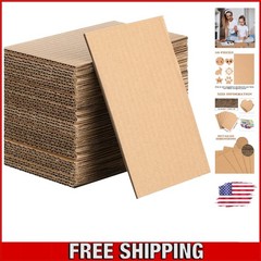 Durable 50 Count Flat Cardboard Inserts: Perfect for Art Projects & Shipping