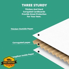 Czofnjesi 6x6x2″ White Mailer Boxes 35 Pack