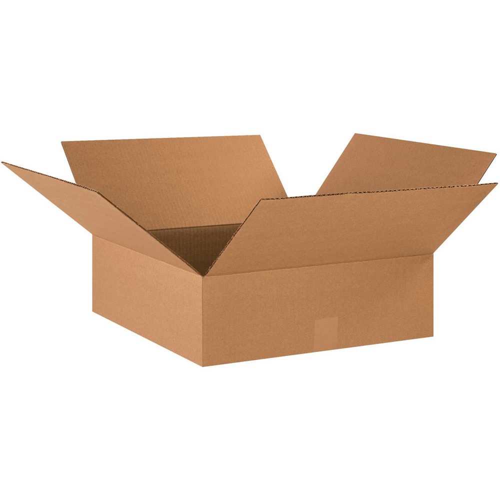 18″ x 18″ x 6″ Flat Cardboard Corrugated Boxes Lot of 20