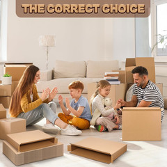 15 Pack Side Loading Boxes for Moving, Storing & Shipping – 30″L x 5″W x 24″H