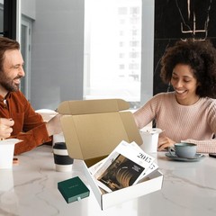 11×9.6×3 Inches White Shipping Boxes Set of 25，Cardboard Boxes Recyclable Cor…