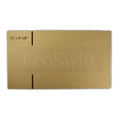 1-50 12x9x6 “EcoSwift” Cardboard Packing Mailing Shipping Corrugated Box Cartons