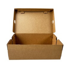 NEW – Brown Replacement Shoe Box For Sneakers 14″ X 8 3/4″ X 4 5/8″ 32 ECT
