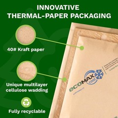 10″ x 10″ x 10″ Insulated Shipping Box, 1.5-Gallon Capacity, Pack of 1 – Incl…