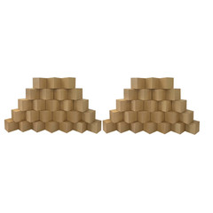 5x5x5 Inch Corrugated Shipping Boxes – 50 Pack