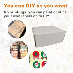 50 Pack 7X6X3” Small Shipping Boxes, Corrugated Cardboard Mailers for Business,