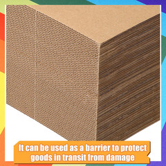 400 Pcs 5 X 7 Inch Corrugated Cardboard Sheets for Mailers 2 Mm Thickness Flat P
